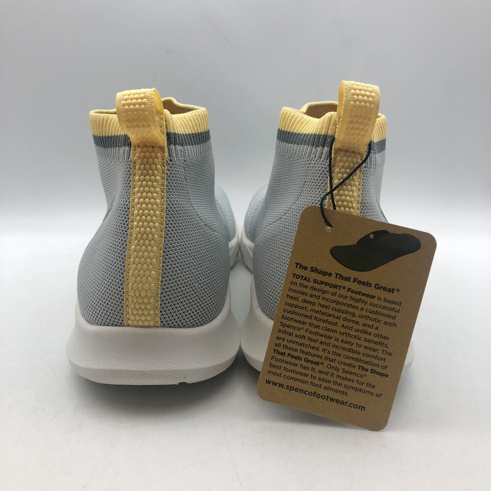 Spenco Waco Womens Pure Love Knit Sneakers Size 8.5 Glacier Grey Slip On NIB - Picture 9 of 11